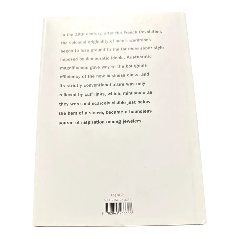 Assouline Cuff Links Book Forward by Karl Lagerfeld, Bertrand Pizzin Circa 2002